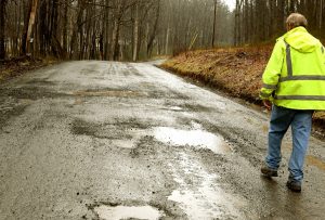 Park owner says damaged road could put him out of business